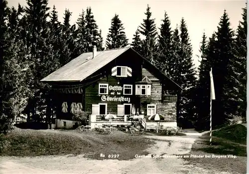 AK / Ansichtskarte  Bregenz_Vorarlberg_Bodensee Gasthaus Schwedenschanz am Pfaender 