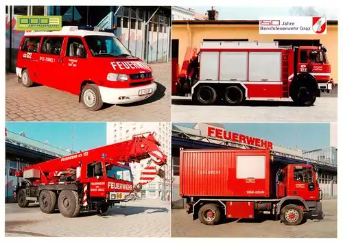 AK / Ansichtskarte  Feuerwehr_Fire-Brigade_Pompiers_Bomberos Stadt Granz  