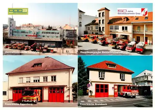 AK / Ansichtskarte  Feuerwehr_Fire-Brigade_Pompiers_Bomberos Granz Steinmarkt Die 4 Wachen 