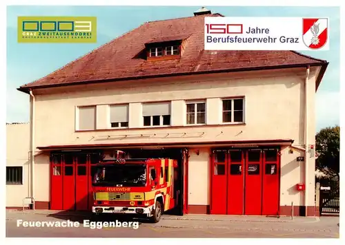 AK / Ansichtskarte 73892588 Feuerwehr_Fire-Brigade_Pompiers_Bomberos Granz Steinmarkt Feuerwache Eggenberg 