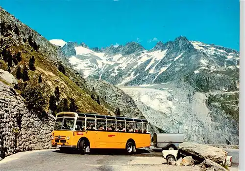 AK / Ansichtskarte  Postbus_Omnibus Grimsel Pass Strasse 