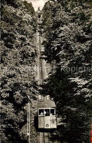 AK / Ansichtskarte  Eisenbahn_Railway_Chemin_de_Fer Wald Drahtseilbahn Station Merkur 