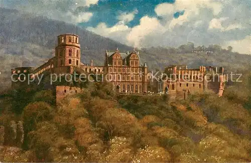 AK / Ansichtskarte 73892623 Burgen Heidelberger Schloss 