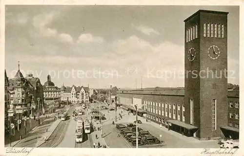 AK / Ansichtskarte  Strassenbahn_Tramway-- Duesseldorf 