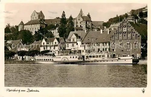 AK / Ansichtskarte  Schiffe_Binnenschifffahrt Meersburg Bodensee 