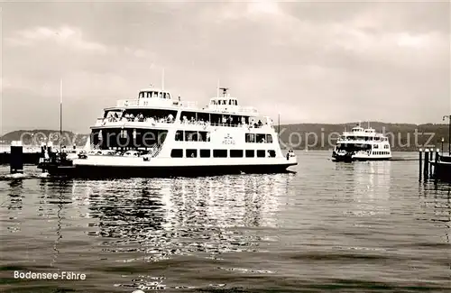 AK / Ansichtskarte  Faehre Konstanz Meersburg 