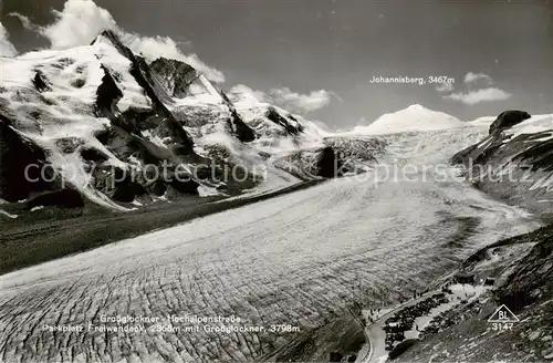 AK / Ansichtskarte  Gletscher Johannisberg Grossglockner 