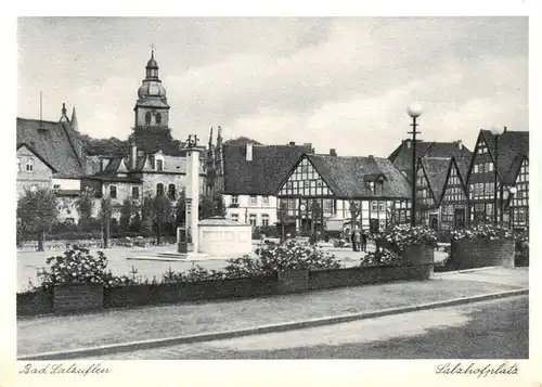 AK / Ansichtskarte  Bad_Salzuflen Salzhofplatz Bad_Salzuflen