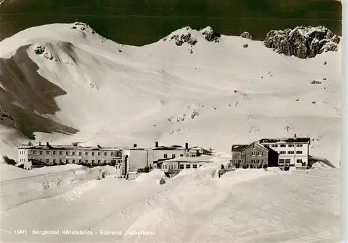 AK / Ansichtskarte  Oberstdorf Berghotel Hoefatsblick Edmund Probsthaus Oberstdorf