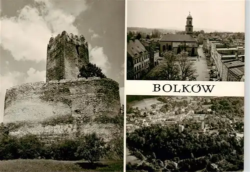 AK / Ansichtskarte 73892773 Bolkow_Bolkenhain_PL Ruiny zamku wieku Rynek Widok ogolny 