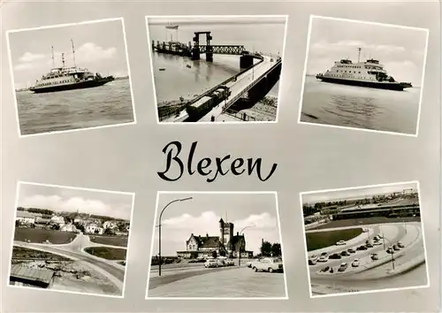 AK / Ansichtskarte 73892785 Blexen_Nordenham Fahrgastschiffe Unterweserpartien Panorama 