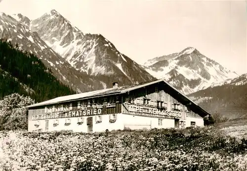 AK / Ansichtskarte  Oberjoch_Bad_Hindelang Alp Gasthof Kematsried 