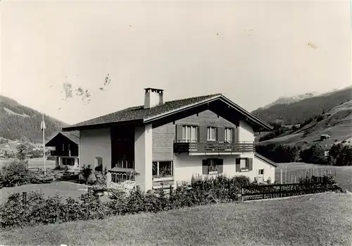 AK / Ansichtskarte  Aeuja_Klosters Ferienhaus Chesa Riva 