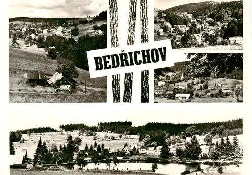 AK / Ansichtskarte  Bedrichov_Friedrichswald_CZ Teilansichten Panorama 