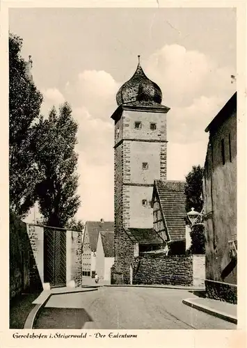 AK / Ansichtskarte 73892833 Gerolzhofen Der Eulenturm Gerolzhofen