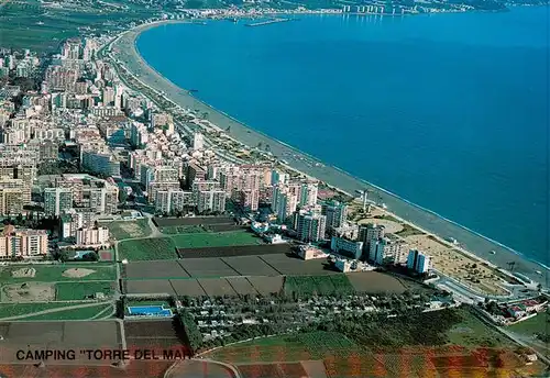 AK / Ansichtskarte  Torre_del_Mar_Malaga_ES Camping Torre del Mar Fliegeraufnahme 