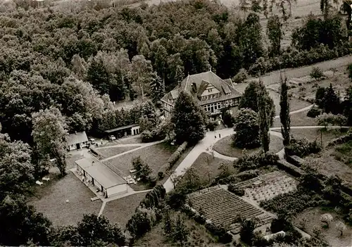 AK / Ansichtskarte  Luechow-Dannenberg Kneipp Sanatorium Landschloss Obergut Grabow Fliegeraufnahme Luechow-Dannenberg