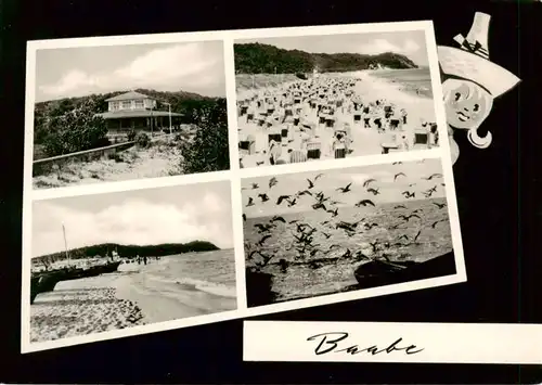 AK / Ansichtskarte  Baabe_Ostseebad_Ruegen Strandpartien Baabe_Ostseebad_Ruegen