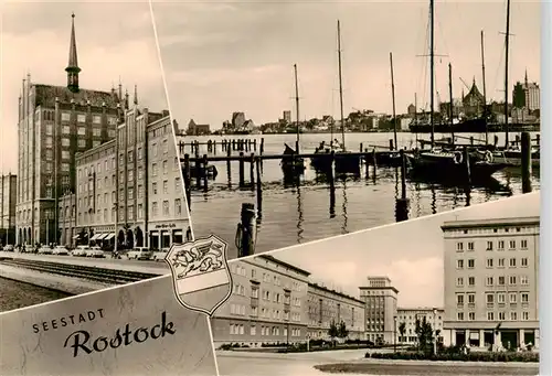 AK / Ansichtskarte  Rostock Hafen Teilansichten 