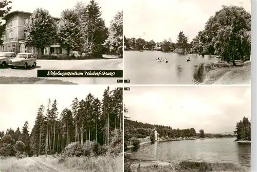 AK / Ansichtskarte 73892896 Neudorf_Harz_Harzgerode Erholungszentrum FDGB Gaststaette Waldblick Gondelteich Weg zum Teufelsgrund Teufelsteich 