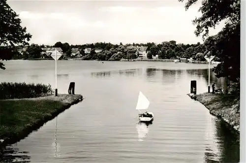 AK / Ansichtskarte  Flecken_Zechlin_Rheinsberg Einfahrt in den Schwarzen See 