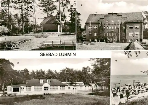 AK / Ansichtskarte  Lubmin_Ostseebad Musikpavillon Ernst Kamieth Heim Ferienheim der Handwerker des Bezirks Magdeburg Lubmin_Ostseebad