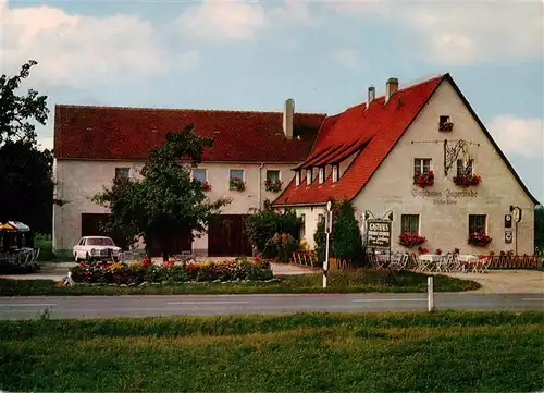 AK / Ansichtskarte  Oberscheckenbach Gasthaus Jaegerstube Oberscheckenbach