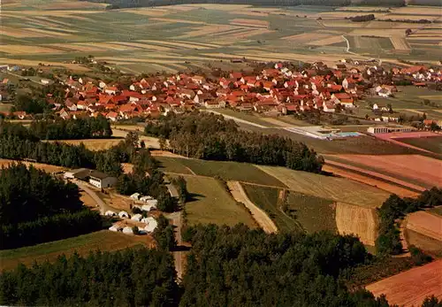 AK / Ansichtskarte  Landenhausen Fliegeraufnahme mit Kreisjugendlager und Sportzentrum  Landenhausen