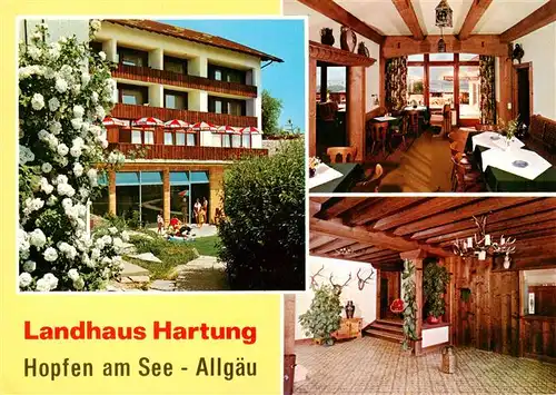 AK / Ansichtskarte  Hopfen_See Landhaus Hartung Gastraum Eingang Hopfen_See