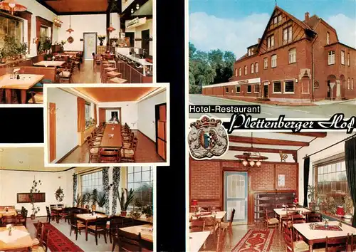 AK / Ansichtskarte  Nordkirchen Hotel Restaurant Plettenberger Hof Gastraeume Bar Nordkirchen