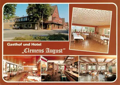 AK / Ansichtskarte  Davensberg_Ascheberg Gasthof Hotel Clemens August Gastraeume 