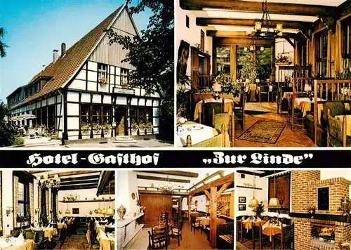 AK / Ansichtskarte  Seppenrade_Rosendorf Hotel Gasthof Zur Linde Gastraeume 