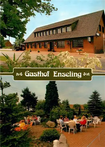 AK / Ansichtskarte 73892953 Asbeck_Ahaus Gasthof Enseling Gartenterrasse Asbeck Ahaus