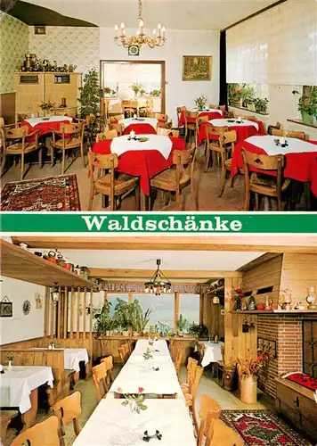 AK / Ansichtskarte 73892955 Schwerte Gaststaette Waldschaenke Gastraeume Schwerte