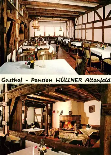 AK / Ansichtskarte  Altenfeld_Sauerland Gasthof Pension Wuellner Gastraeume Altenfeld_Sauerland