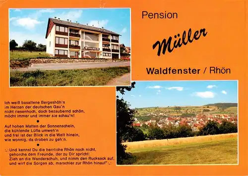 AK / Ansichtskarte 73892968 Waldfenster Pension Mueller Panorama Waldfenster