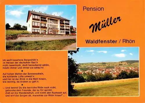 AK / Ansichtskarte  Waldfenster Pension Mueller Panorama Waldfenster