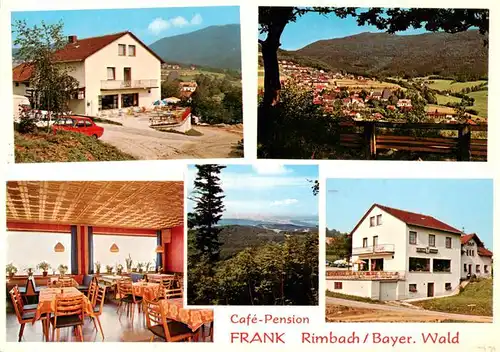 AK / Ansichtskarte 73893029 Rimbach_Bayrischer_Wald Cafe Pension Frank Gaststube Panorama Rimbach_Bayrischer_Wald