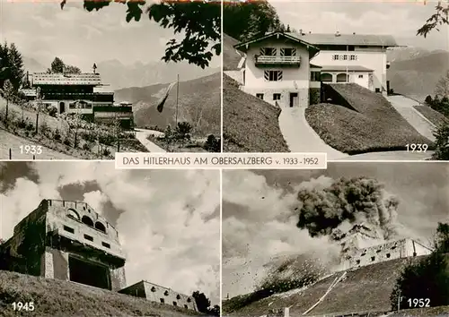 AK / Ansichtskarte  Obersalzberg_Berchtesgaden Hitlerhaus von 1933 bis 1952 