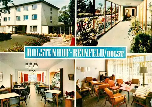 AK / Ansichtskarte 73893064 Reinfeld_Holstein Gasthof Holstenhof Gastraeume Wintergarten Reinfeld_Holstein