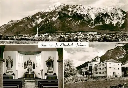 AK / Ansichtskarte  Schaan__Liechtenstein_FL Institut St Elisabeth Hauskapelle Panorama 