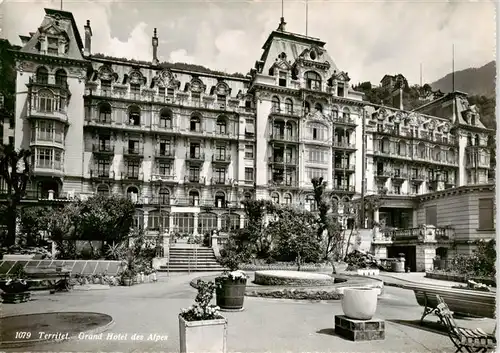 AK / Ansichtskarte  Territet_Montreux_VD Grand Hotel des Alpes 