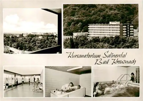 AK / Ansichtskarte  Bad_Kreuznach Kursanatorium Salinental Panorama Fitnessraum Moorbad Hallenbad Bad_Kreuznach