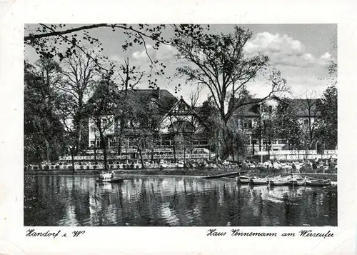 AK / Ansichtskarte  Handorf_Muenster_Westfalen Haus Vennemann am Werzeufer 