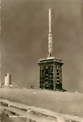 AK / Ansichtskarte  Brocken_Harz Brockenhotel Brocken Harz