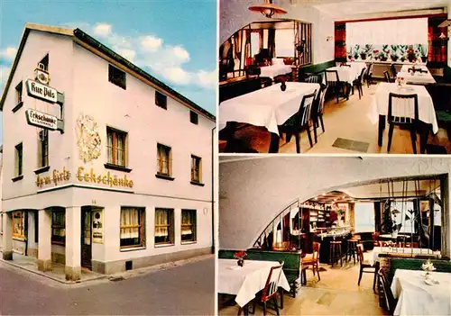 AK / Ansichtskarte 73893237 Ahrweiler_Ahr Hotel Restaurant Eckschaenke Gastraeume Ahrweiler_Ahr