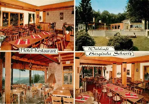 AK / Ansichtskarte 73893243 Engelskirchen Hotel Restaurant Waldcafe Bergische Schweiz Gastraeume Engelskirchen