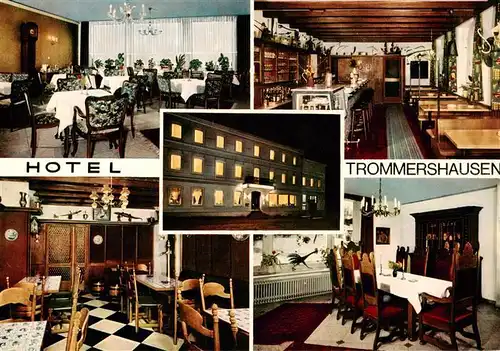 AK / Ansichtskarte  Marienheide Hotel Trommershausen Gastraeume Marienheide
