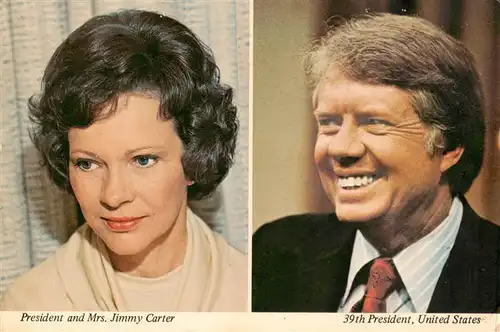 AK / Ansichtskarte  Politik_Politics_Politique President and Mrs.Jimmy Carter United States 