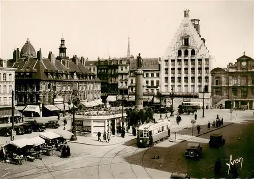 AK / Ansichtskarte 73893306 Strassenbahn_Tramway-- Lille Nord 